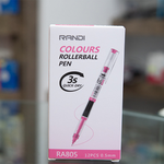 Rollerball 0.5Mm Pen 12Pcs Pink